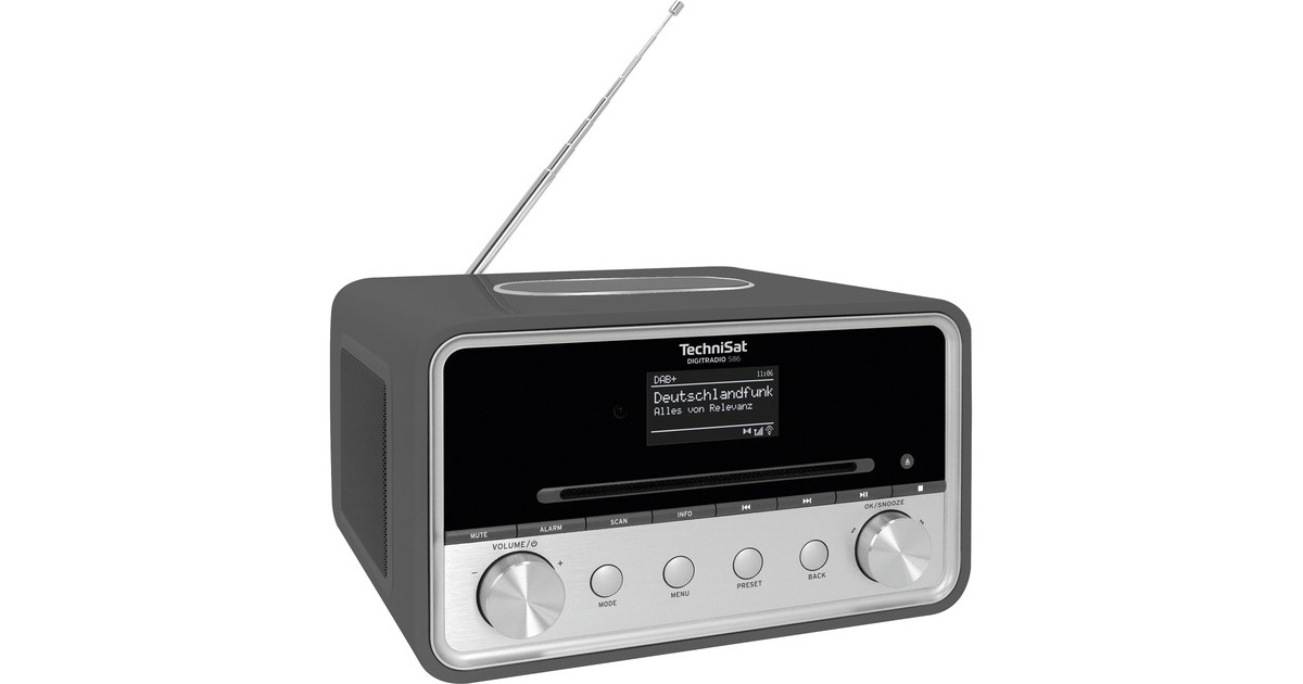 TechniSat DIGITRADIO 586, Internetradio(anthrazit/silber, WLAN, Bluetooth, CD)