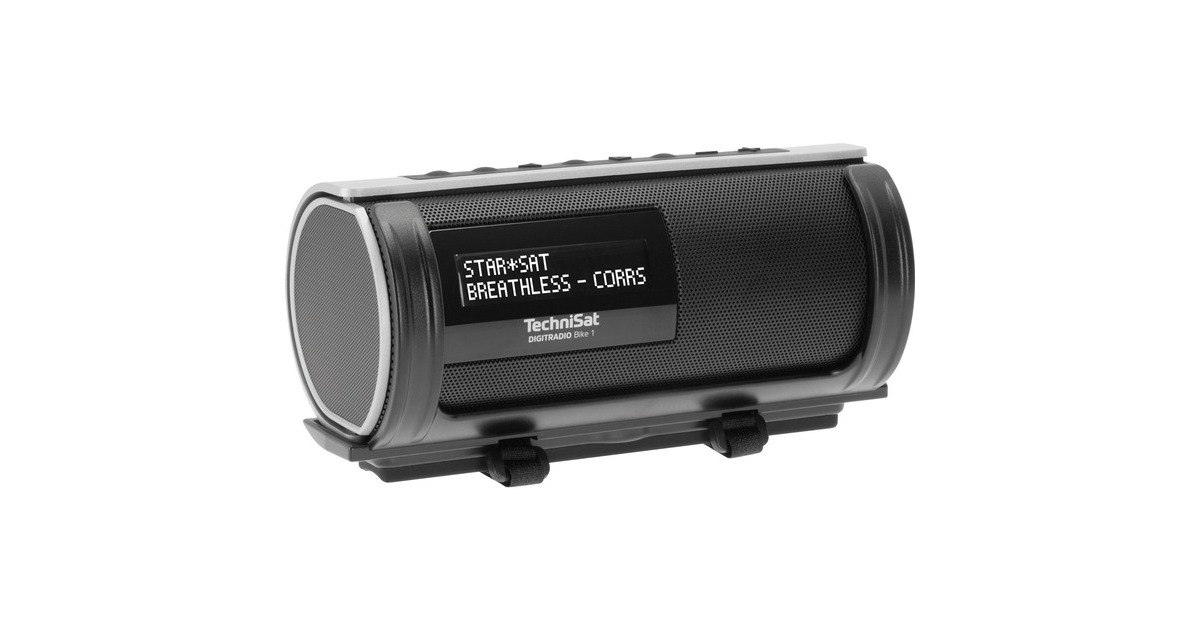TechniSat DIGITRADIO BIKE 1(schwarz/silber, Bluetooth, OLED)