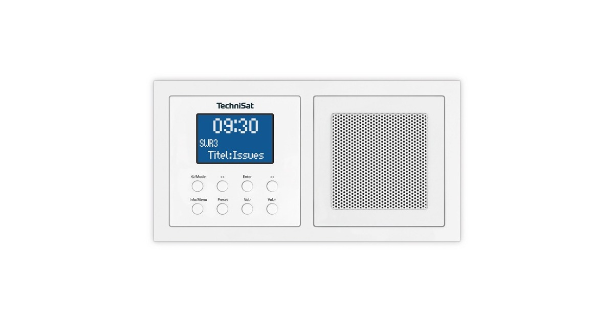 TechniSat DIGITRADIO UP1(weiß, DAB+, UKW, Bluetooth)