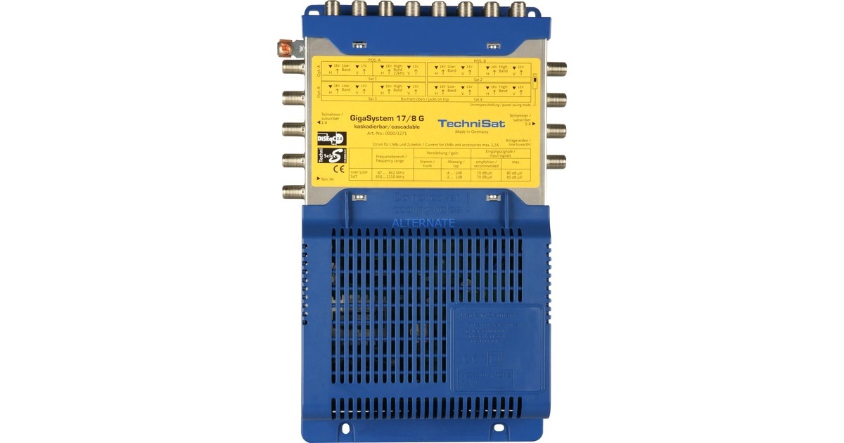TechniSat GigaSystem 17/8G, Multischalter(erweiterbar)