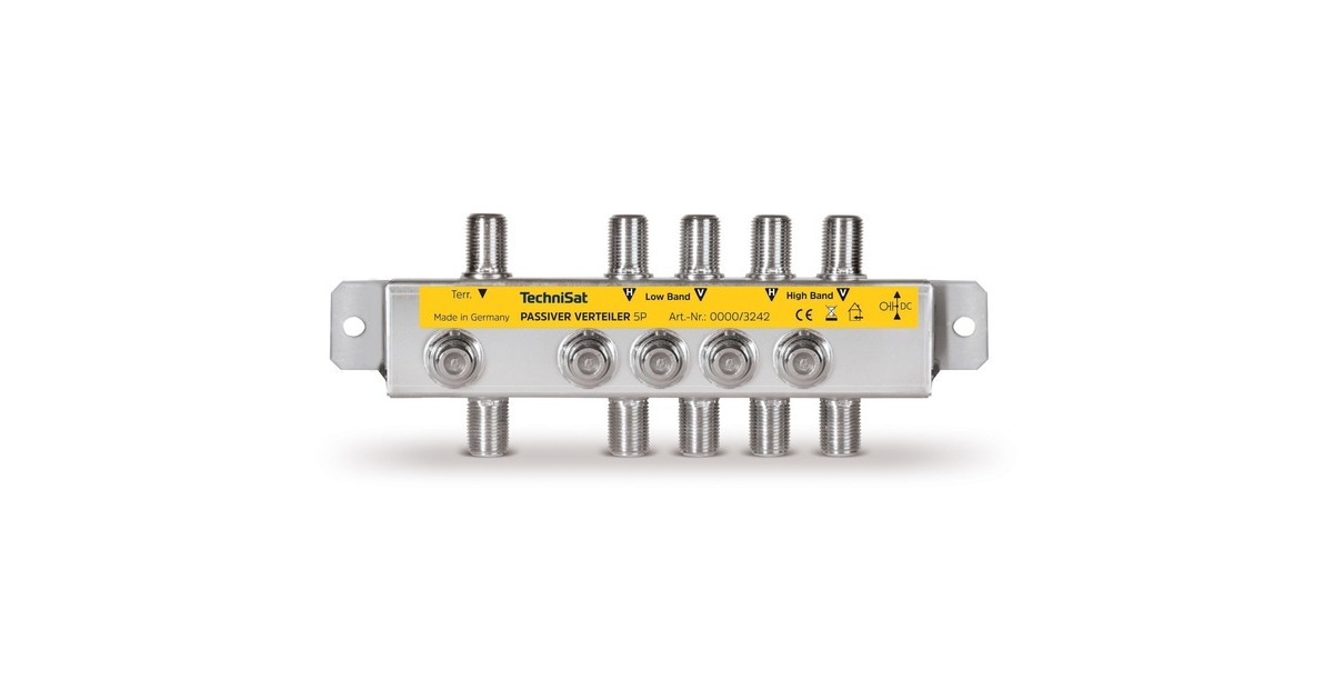 TechniSat Passiver Verteiler 5 P(silber)