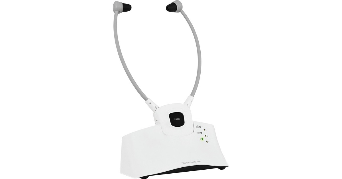 TechniSat STEREOMAN ISI 2 V2, Kopfhörer(weiß, Klinke, Funk)