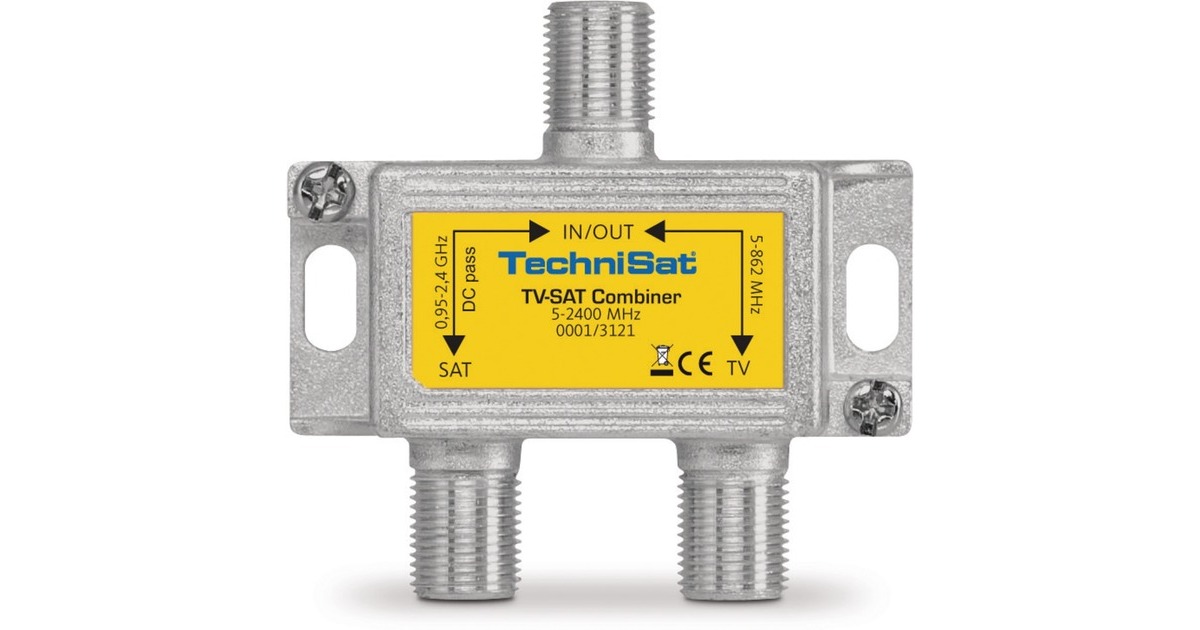 TechniSat TV-Sat-Combiner, Verteiler(silber)