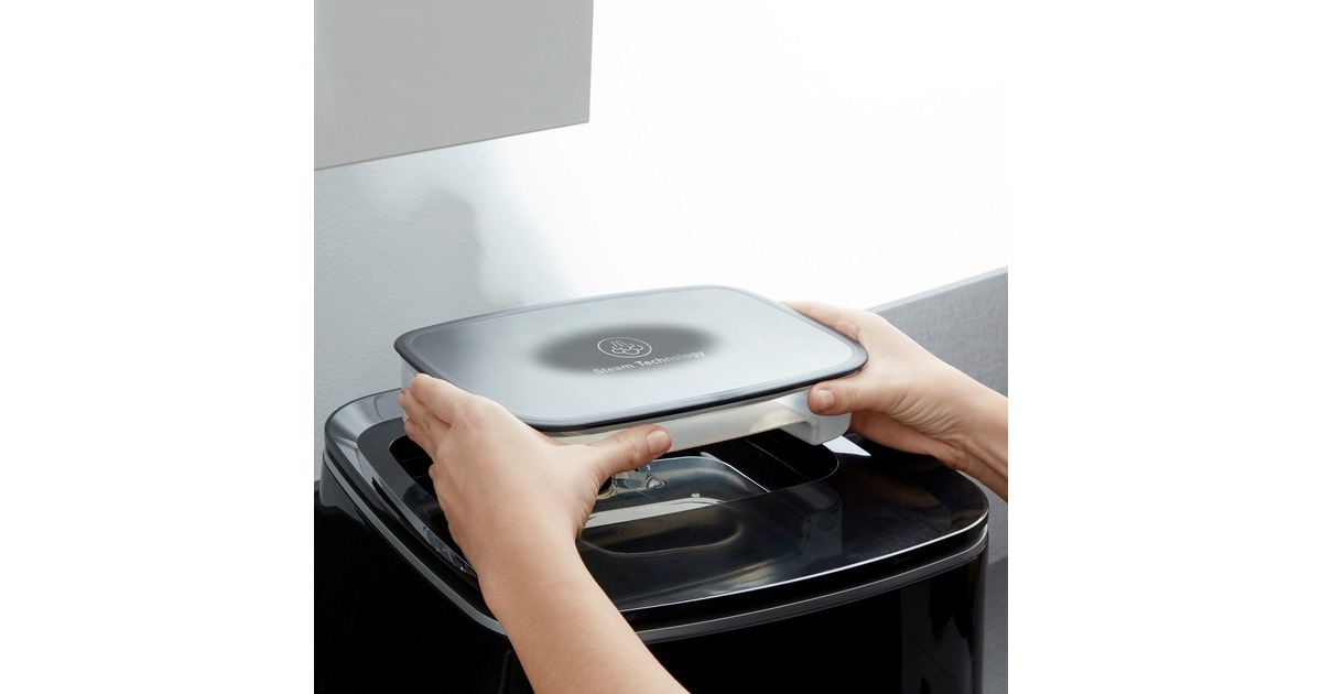 Tefal 3-in-1 Easy Fry Grill & Steam, Heißluftfritteuse(schwarz)