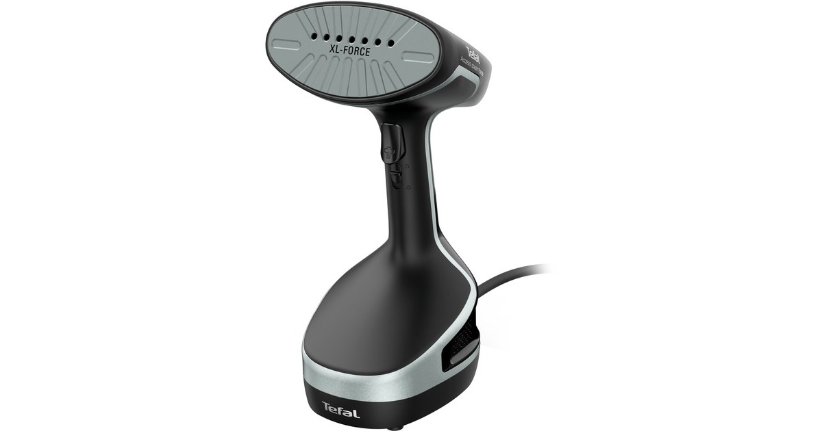 Tefal Access Steam Force Dampfbürste DT8250, Dampfbügeleisen(schwarz/silber)