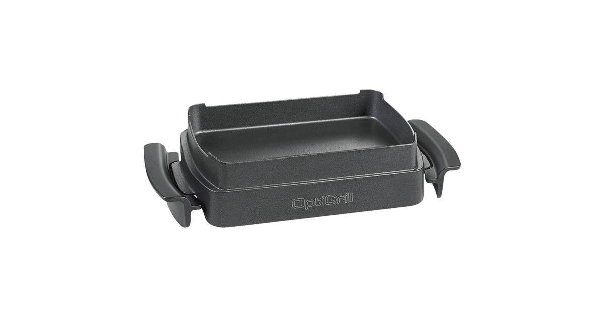 Tefal Backschale XA725870, für OptiGrill, Grillschale(anthrazit, 1,6 Liter)