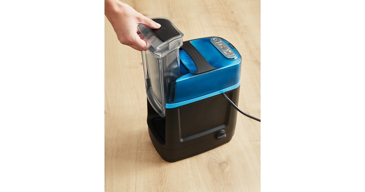 Tefal CUBE Hygiene-Dampfglätter UT 2020, Dampfbügelstation(schwarz/blau)