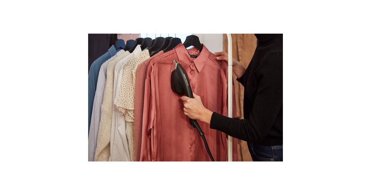 Tefal CUBE Hygiene-Dampfglätter UT 2020, Dampfbügelstation(schwarz/blau)