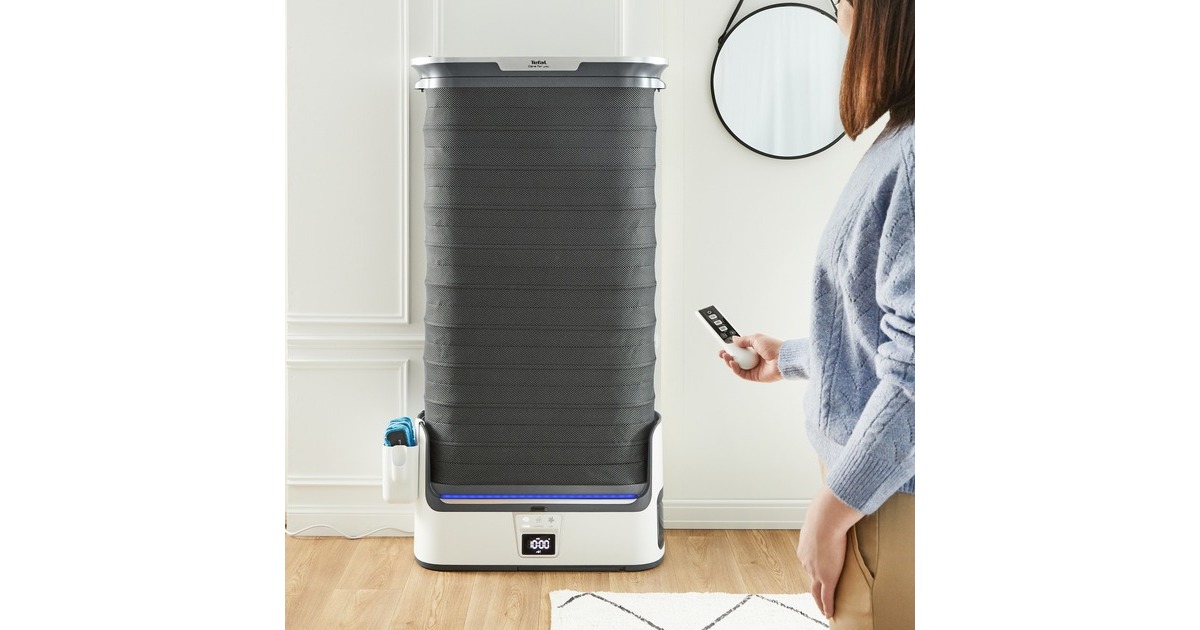 Tefal Care For You Dampfbügelstation YT3040E1(weiß/schwarz, Entknittern, Trocknen und Desinfizieren)