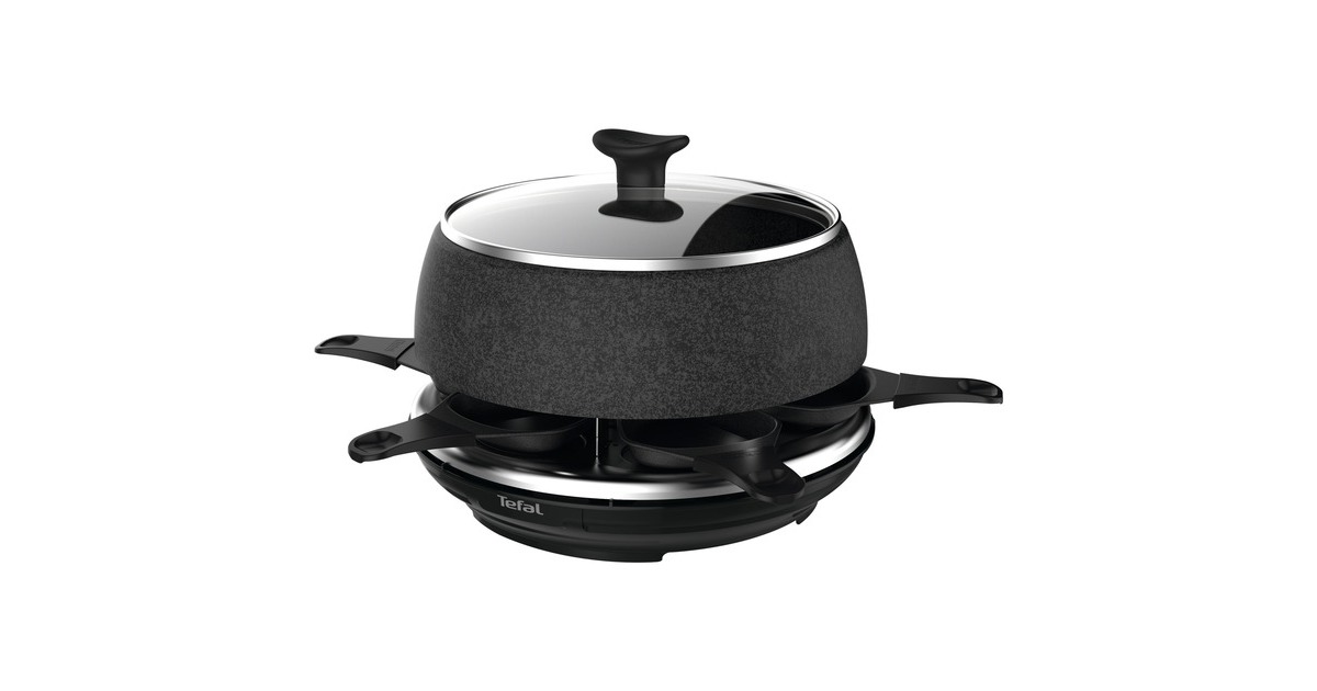 Tefal Cheese'n'co Raclette & Fondue RE12C8(schwarz/dunkelgrau)