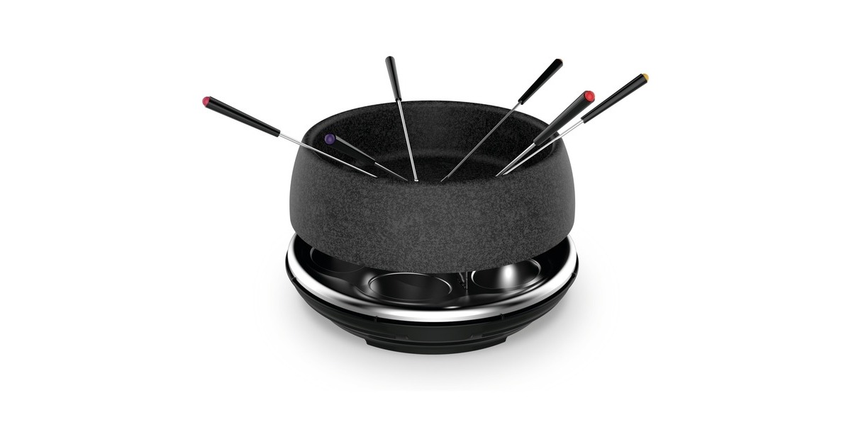 Tefal Cheese'n'co Raclette & Fondue RE12C8(schwarz/dunkelgrau)