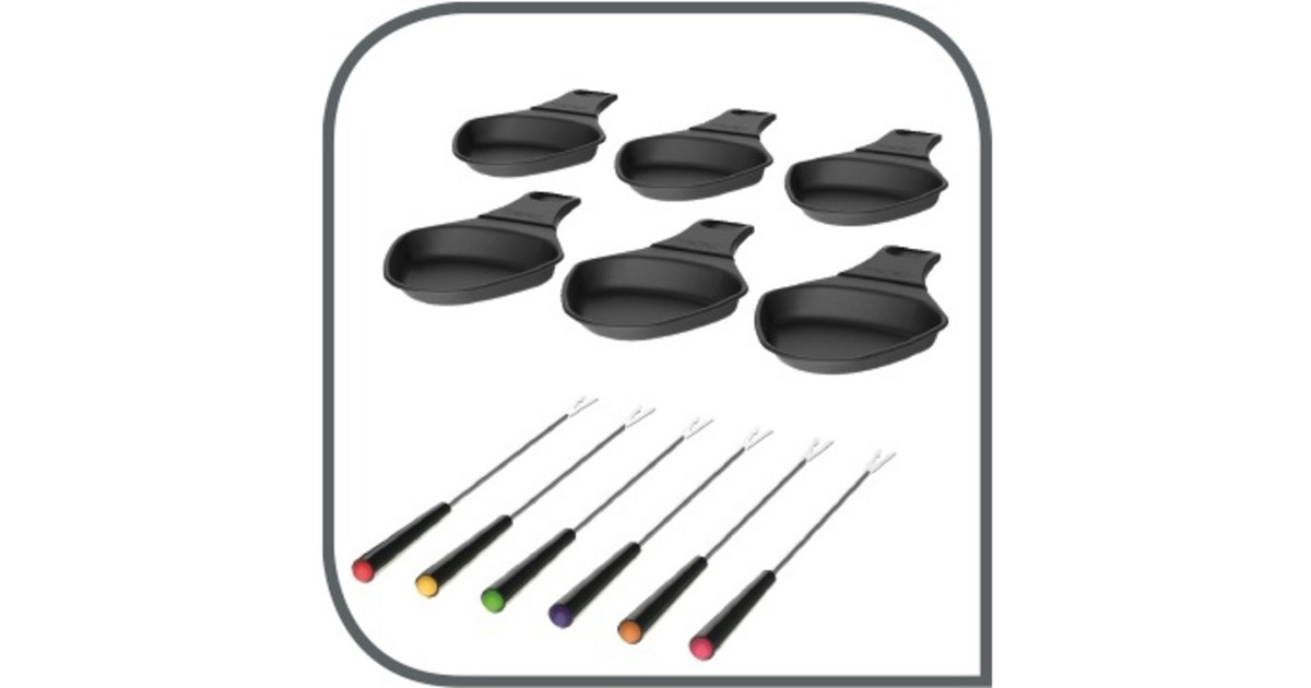 Tefal Cheese'n'co Raclette & Fondue RE12C8(schwarz/dunkelgrau)