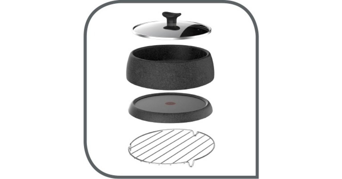 Tefal Cheese'n'co Raclette & Fondue RE12C8(schwarz/dunkelgrau)