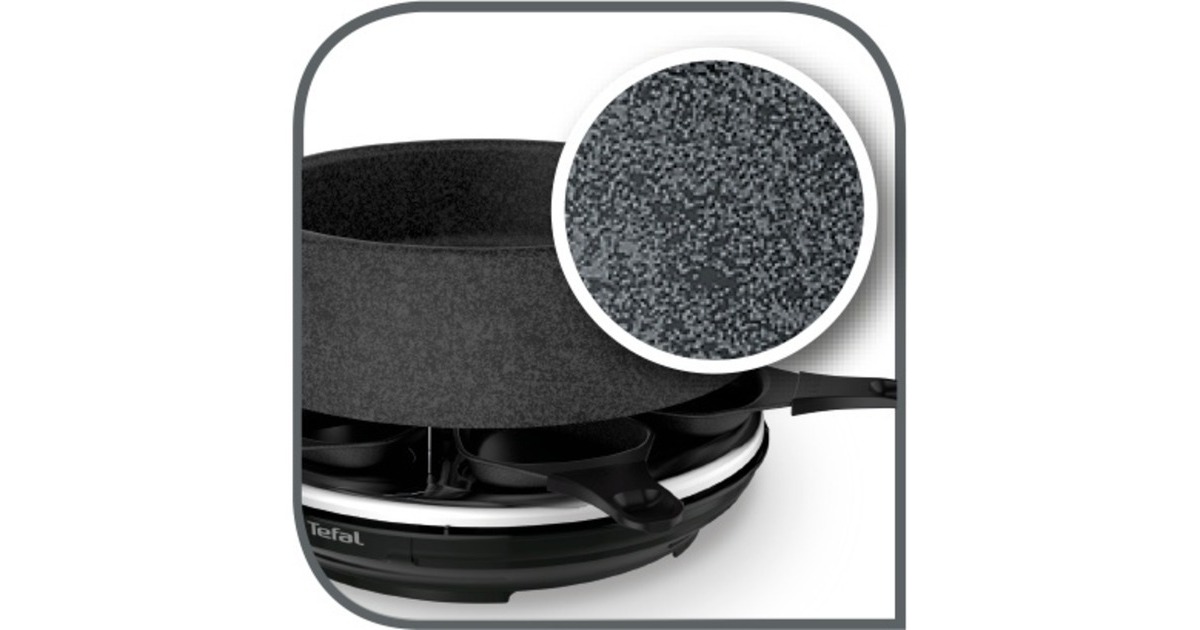 Tefal Cheese'n'co Raclette & Fondue RE12C8(schwarz/dunkelgrau)