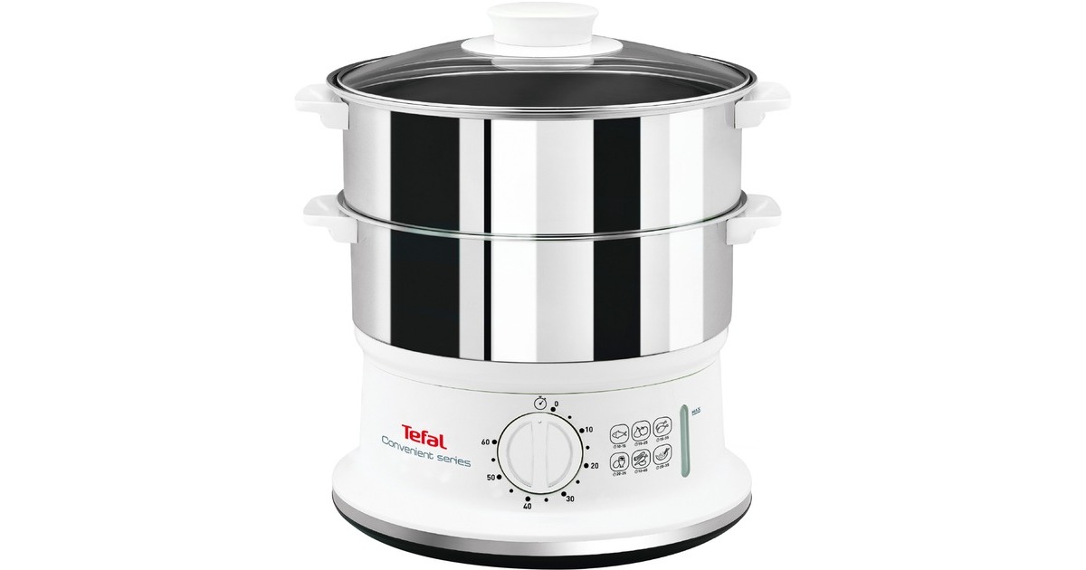 Tefal Convenient Series VC1451, Dampfgarer(edelstahl/weiß)