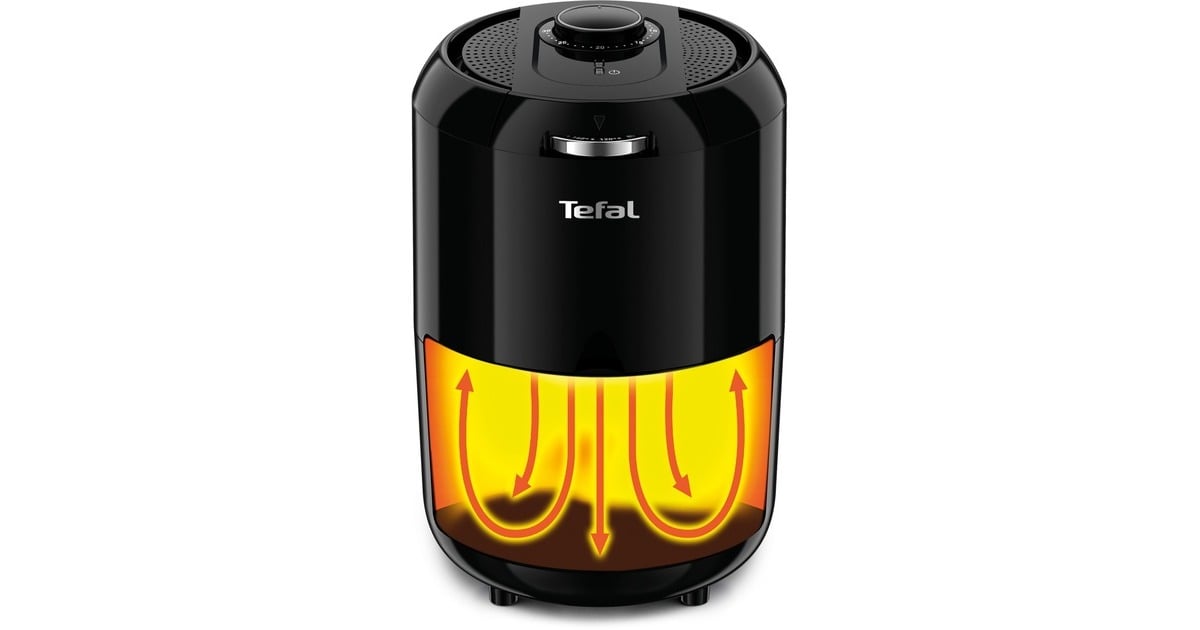 Tefal Easy Fry Compact, Heißluftfritteuse(schwarz)