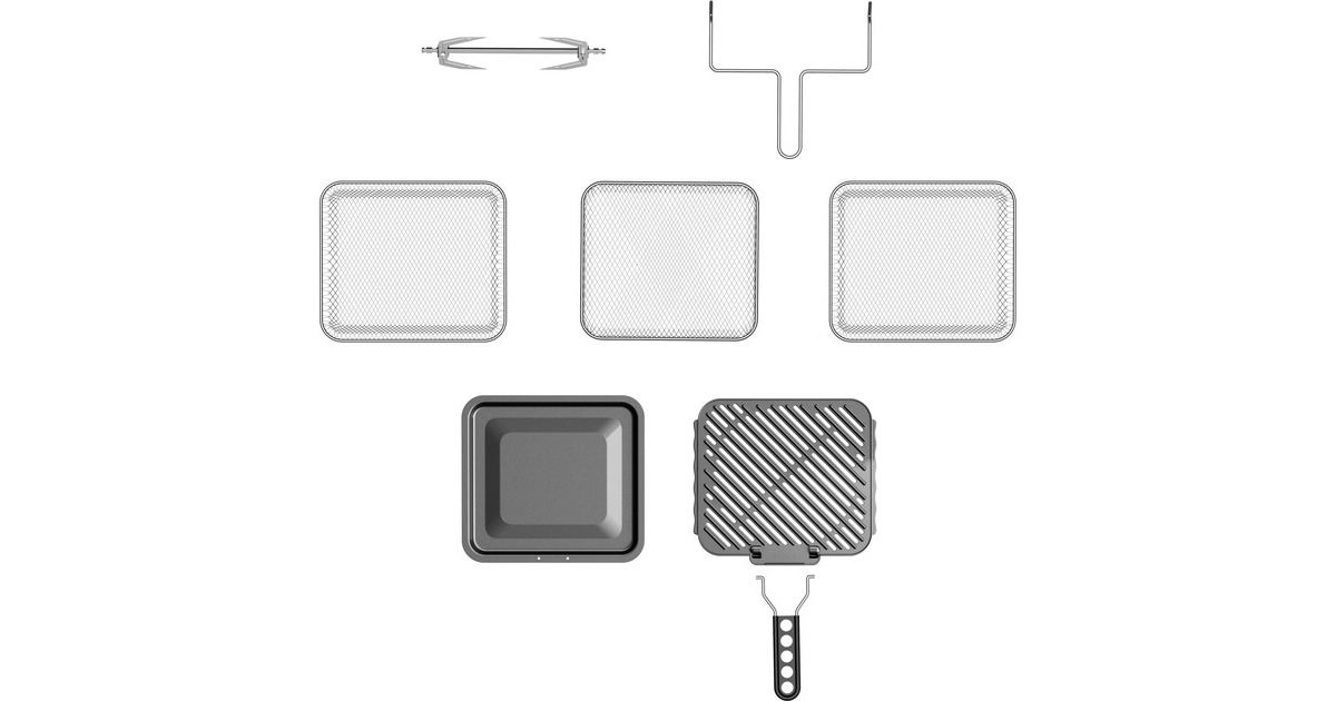 Tefal Easy Fry Oven & Grill, Mini-Backofen(schwarz)