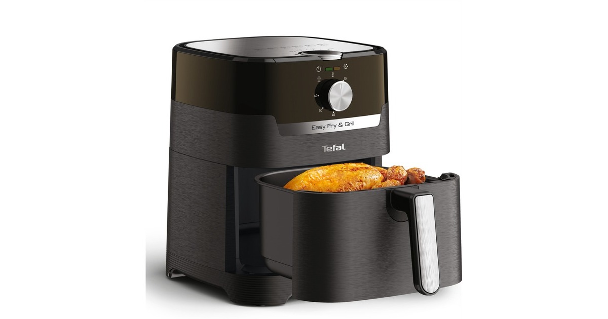 Tefal Easy Fry & Grill Classic EY5018, Heißluftfritteuse(schwarz/silber)