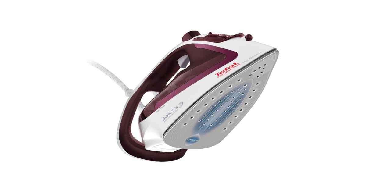 Tefal Easygliss Plus FV 5714, Dampfbügeleisen(weiß/violett)