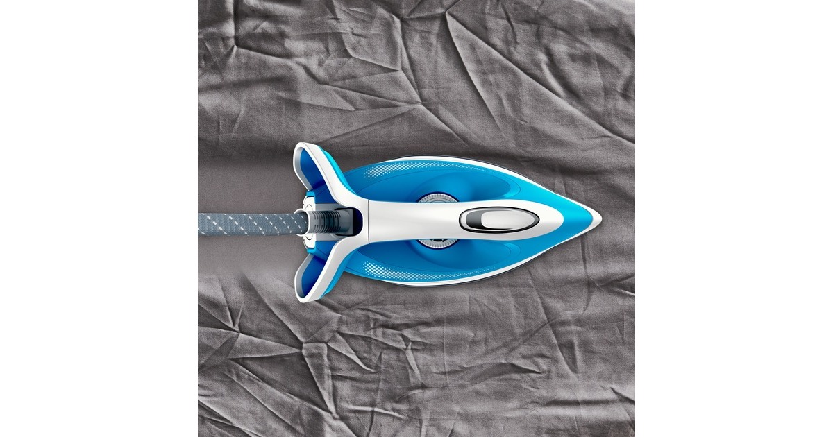 Tefal Express Airglide SV 8002, Dampfbügelstation(blau/weiß)