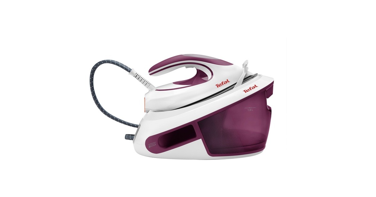 Tefal Express Anti-Calc SV8054, Dampfbügelstation(weiß/violett)