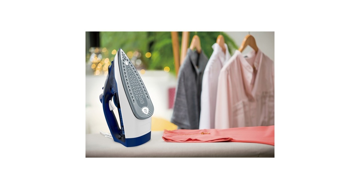 Tefal Express Steam FV 2838, Dampfbügeleisen(blau/weiß)