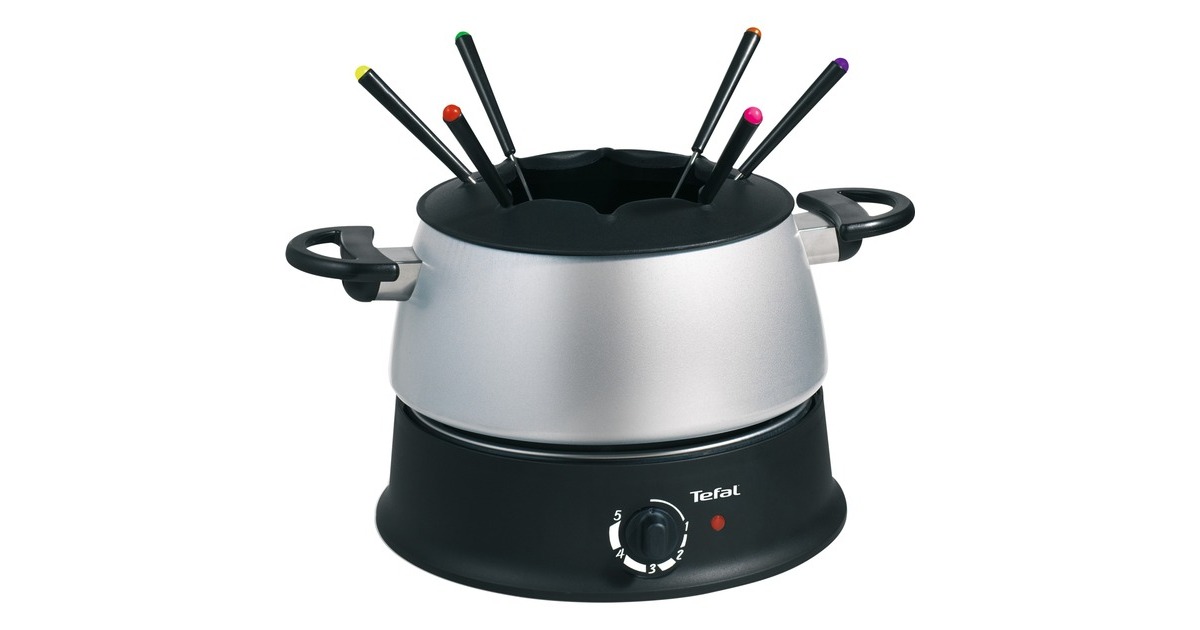 Tefal Fondue EF 3000.10(schwarz/silber, Retail)