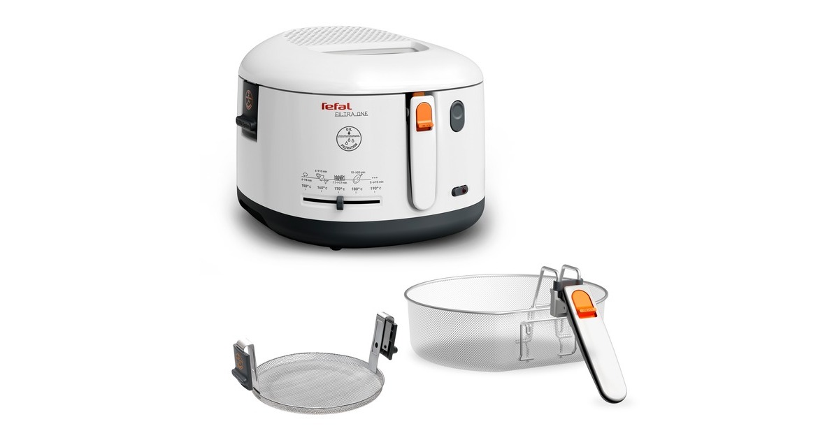 Tefal Fritteuse One Filtra FF 1631(weiß/grau)
