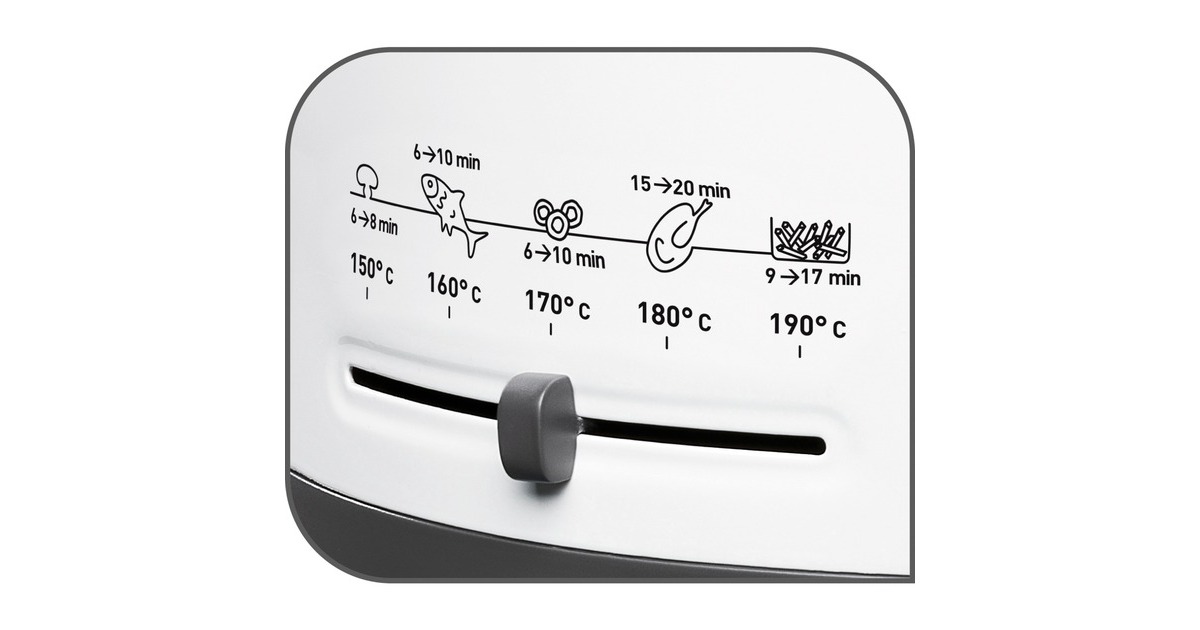 Tefal Fritteuse One Filtra FF 1631(weiß/grau)