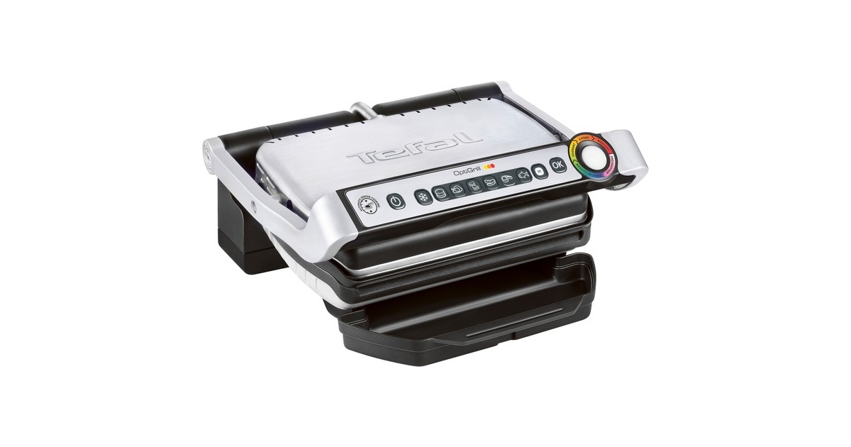 Tefal Optigrill GC705D, Kontaktgrill(silber, 2.000 Watt) Tefal Optigrill GC705D, Kontaktgrill(silber, 2.000 Watt)