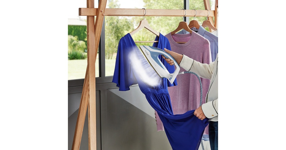 Tefal Pro Express Ultimate II GV9710, Dampfbügelstation(weiß/blau)