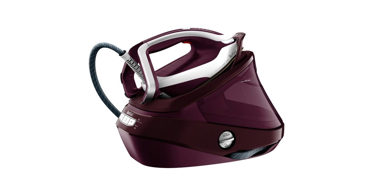 Tefal Pro Express Vision GV9810, Dampfbügelstation(aubergine/weiß)