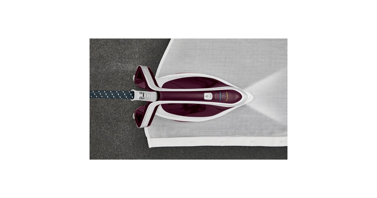 Tefal Pro Express Vision GV9810, Dampfbügelstation(aubergine/weiß)