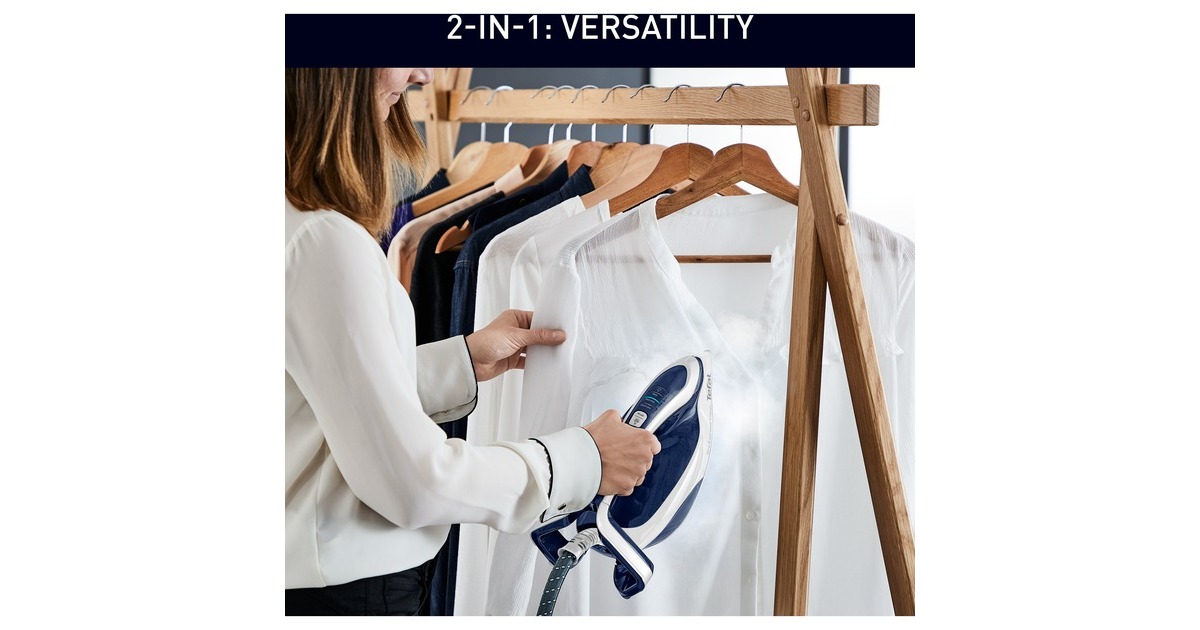 Tefal Pro Express Vision GV9812, Dampfbügelstation(blau/weiß)