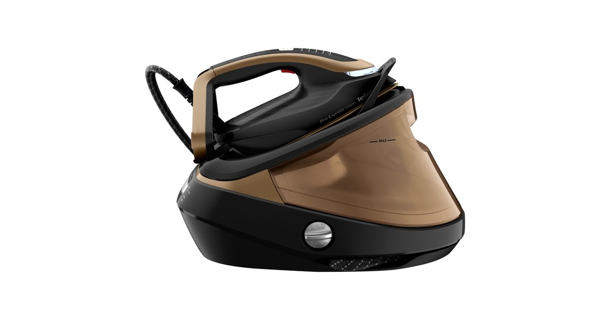 Tefal Pro Express Vision GV9820, Dampfbügelstation(schwarz/gold)