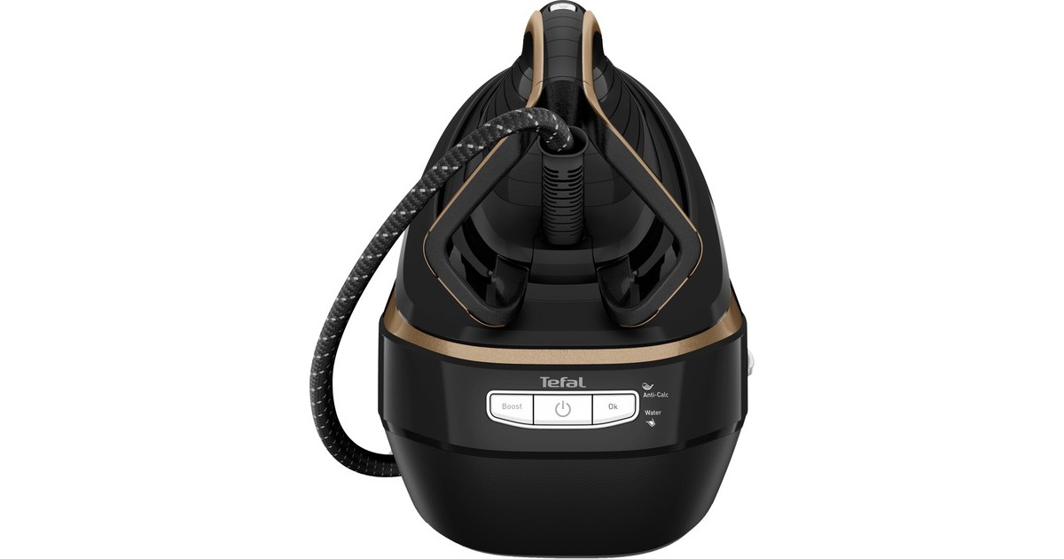 Tefal Pro Express Vision GV9820, Dampfbügelstation(schwarz/gold)