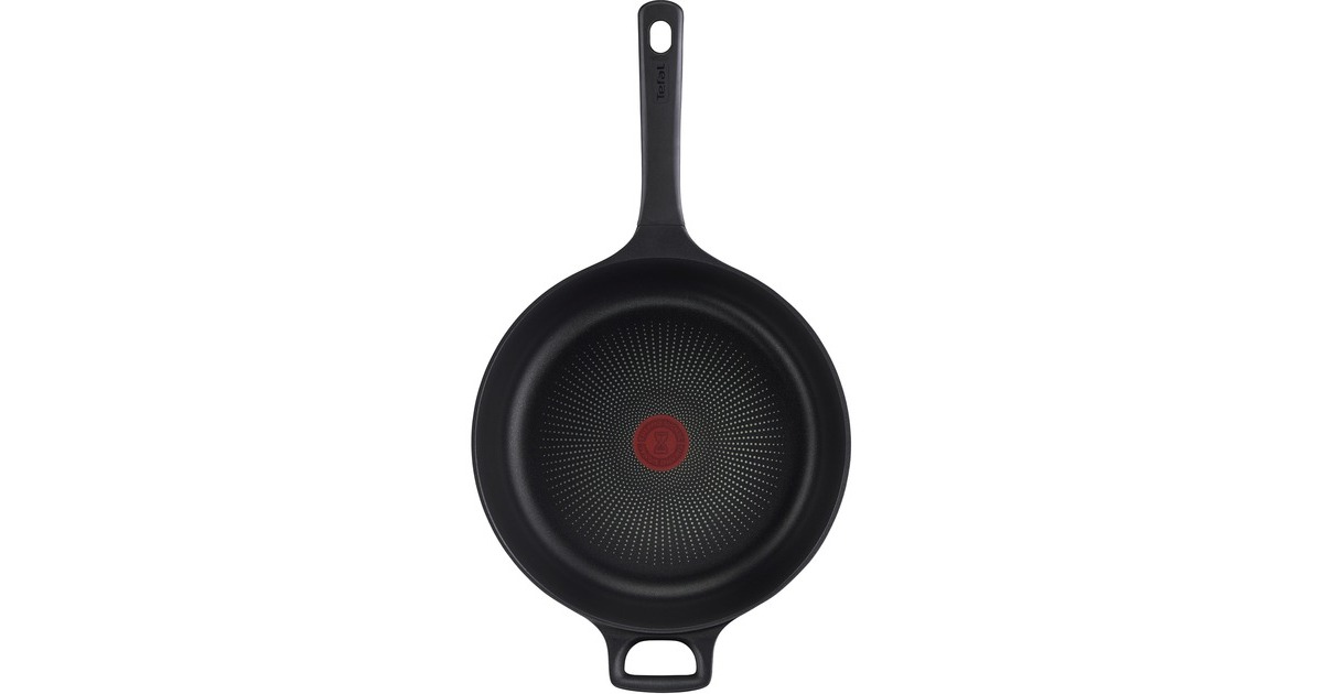 Tefal Schmorpfanne Trattoria Pro, Ø 28cm(schwarz, mit Glasdeckel)