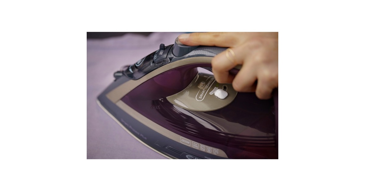 Tefal Smart Protect Plus FV 6870, Dampfbügeleisen(grau/dunkelrot)