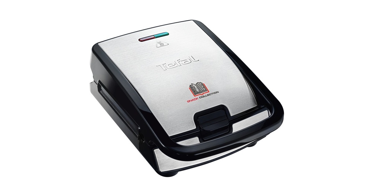 Tefal Snack Collection SW852D, Sandwichmaker(silber/schwarz, 700 Watt, mit 2 Platten-Sets) Tefal Snack Collection SW852D, Sandwichmaker(silber/schwarz, 700 Watt, mit 2 Platten-Sets)