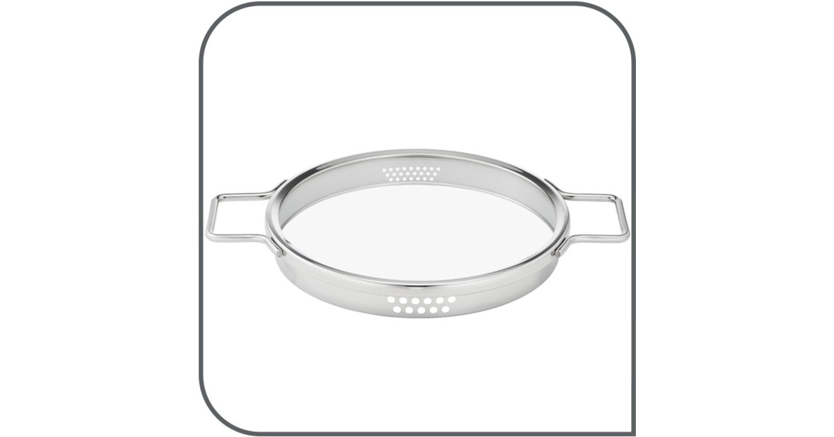 Tefal Topf-Set Nordica H852S3, Ø 16cm/20cm/24cm(edelstahl, 3-teilig, mit Glas-Siebdeckel)