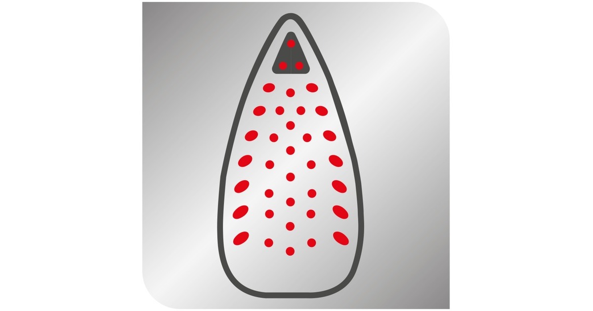 Tefal Ultragliss Plus FV 6810, Dampfbügeleisen(weinrot/weiß, Outlet)