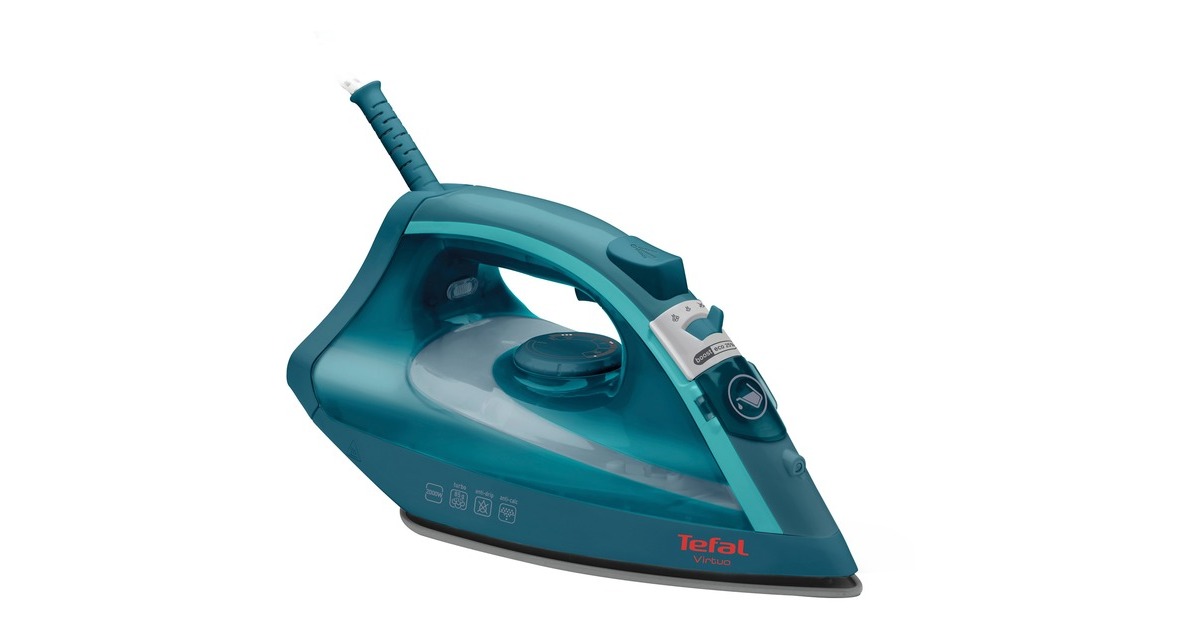 Tefal Virtuo FV1712E0, Dampfbügeleisen(weiß/türkis)