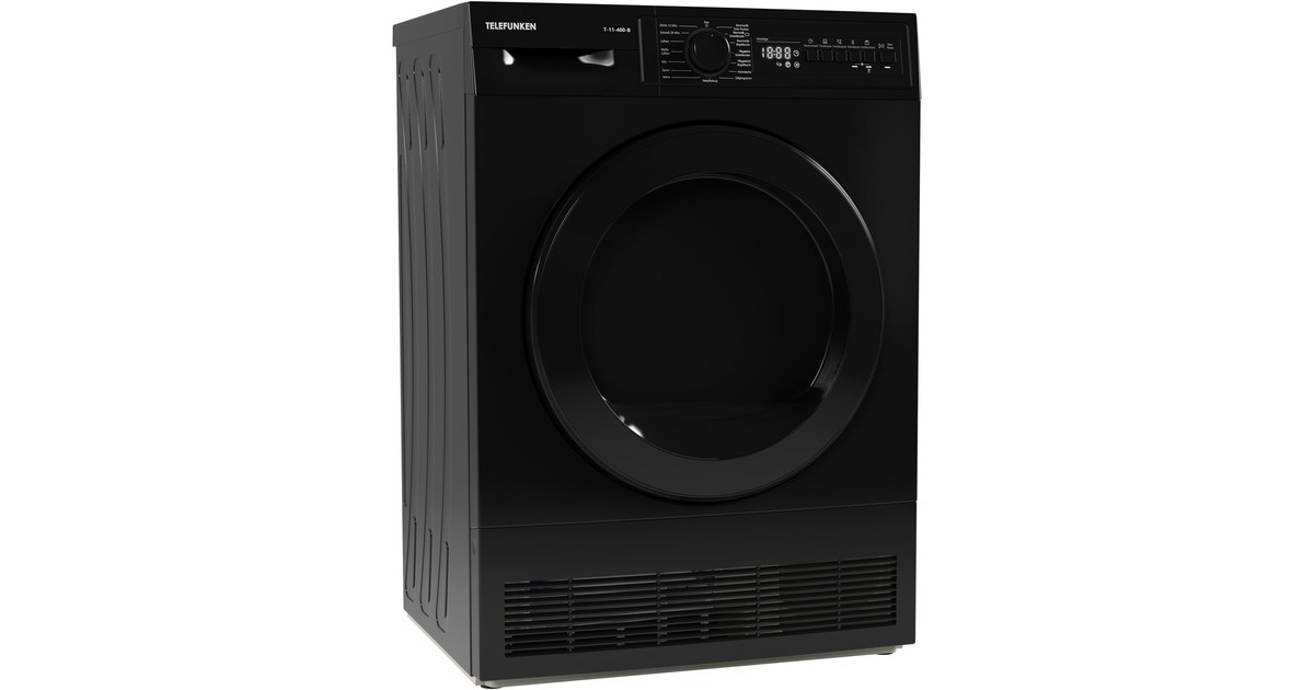 Telefunken T-11-400-B, Kondensationstrockner(schwarz) Telefunken T-11-400-B, Kondensationstrockner(schwarz)