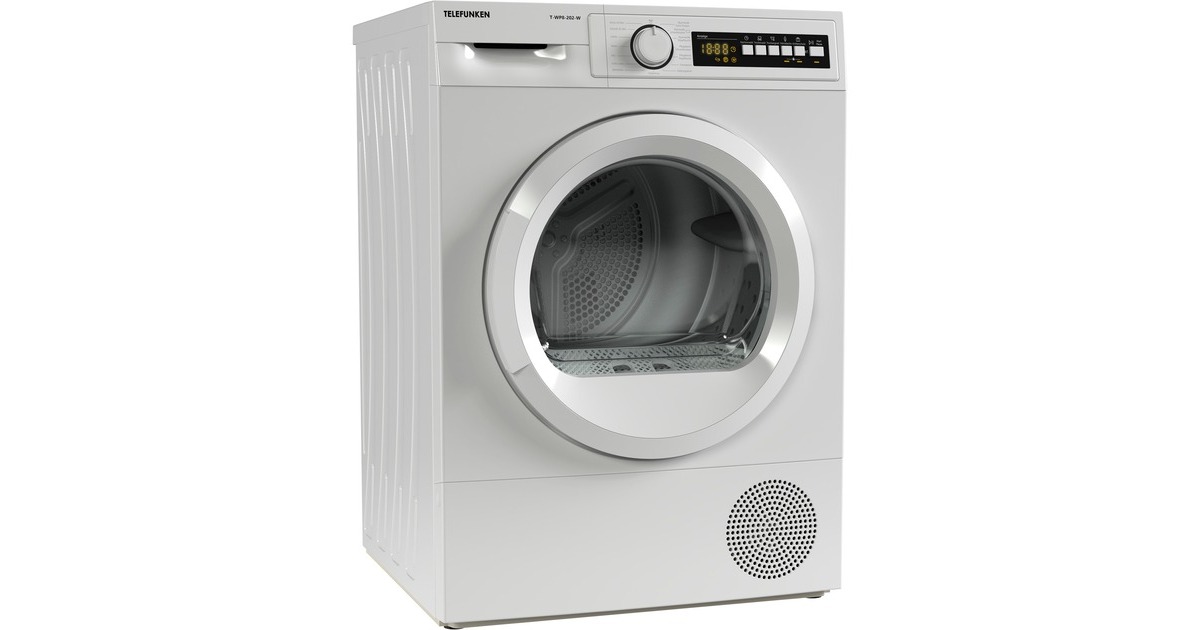 Telefunken T-WP8-202-W, Wärmepumpen-Kondensationstrockner(weiß) Telefunken T-WP8-202-W, Wärmepumpen-Kondensationstrockner(weiß)