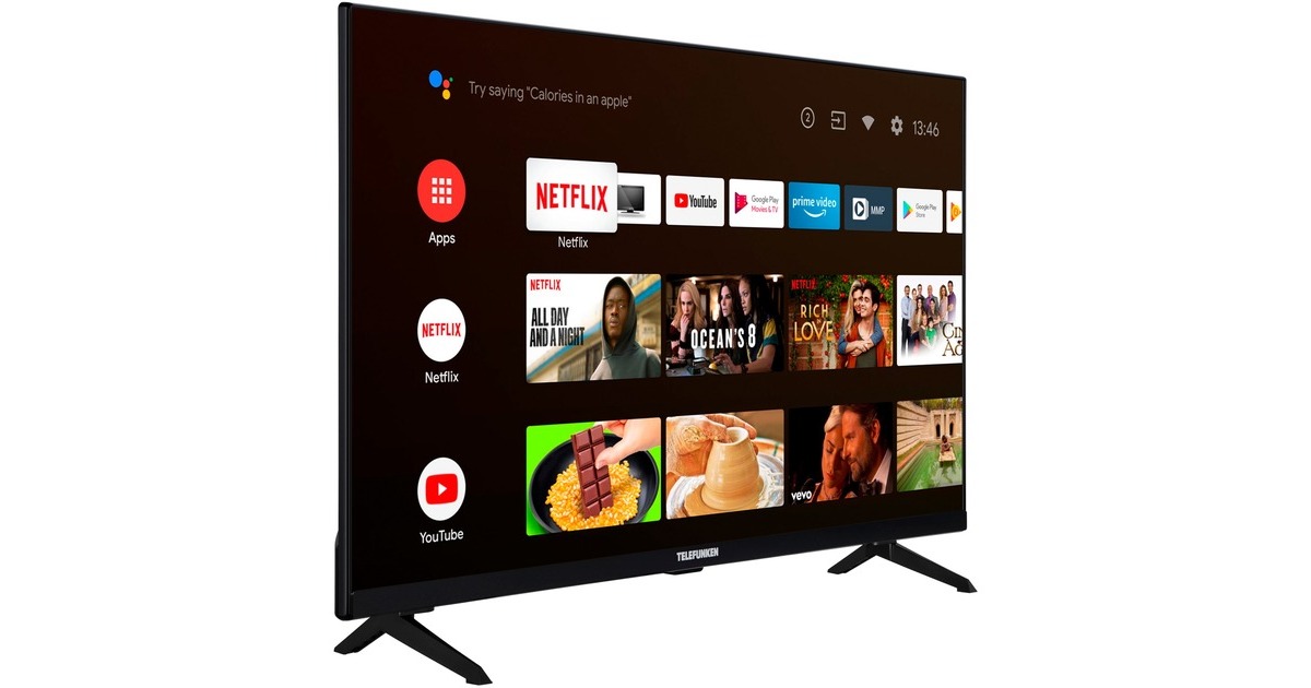 Telefunken XH32AN660S, LED-Fernseher(80 cm (32 Zoll), schwarz, WXGA, AndroidTV, HDR, WLAN) Telefunken XH32AN660S, LED-Fernseher(80 cm (32 Zoll), schwarz, WXGA, AndroidTV, HDR, WLAN)