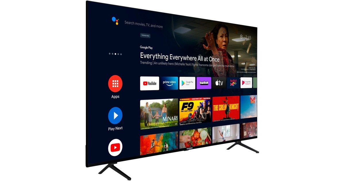 Telefunken XU58AN660S, LED-Fernseher(146 cm (58 Zoll), schwarz, UltraHD/4K, Triple Tuner, SmartTV, HDR, Dolby Vision) Telefunken XU58AN660S, LED-Fernseher(146 cm (58 Zoll), schwarz, UltraHD/4K, Triple Tuner, SmartTV, HDR, Dolby Vision)