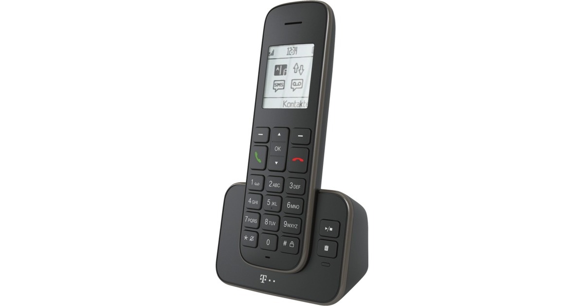 Telekom Sinus A 207, analoges Telefon(schwarz, Anrufbeantworter, Outlet) Telekom Sinus A 207, analoges Telefon(schwarz, Anrufbeantworter, Outlet)