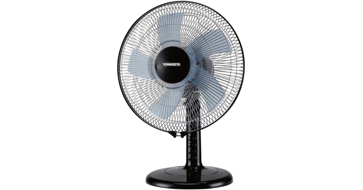 Termozeta Airzeta 30, Ventilator(schwarz/chrom, 34 cm Flügeldurchmesser)