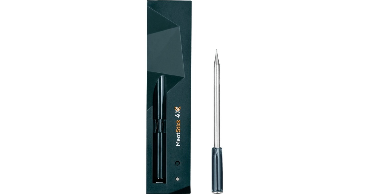 The MeatStick 4X Set mit Ladegerät, kabelloses Fleischthermometer(schwarz)