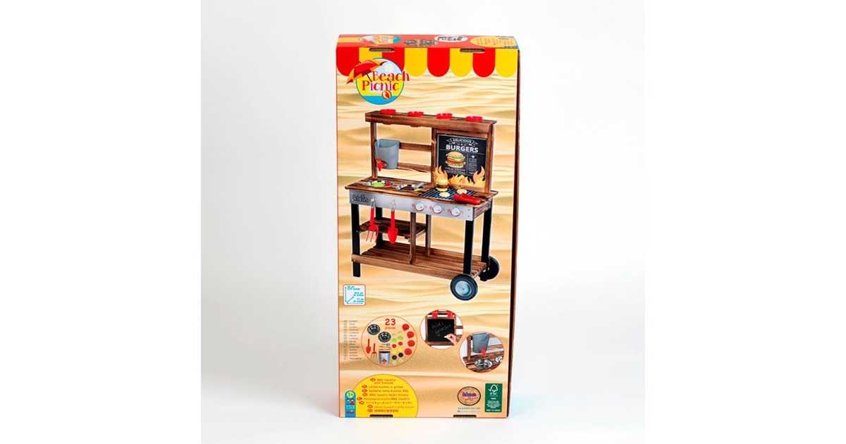 Theo Klein Beach Picnic BBQ Country Sommer Küche, Spielküche